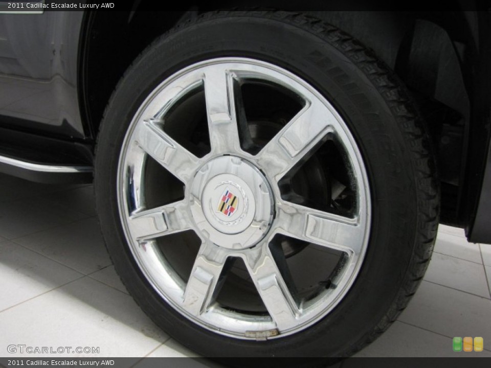 2011 Cadillac Escalade Luxury AWD Wheel and Tire Photo #77401941