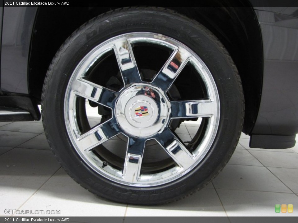 2011 Cadillac Escalade Luxury AWD Wheel and Tire Photo #77401989