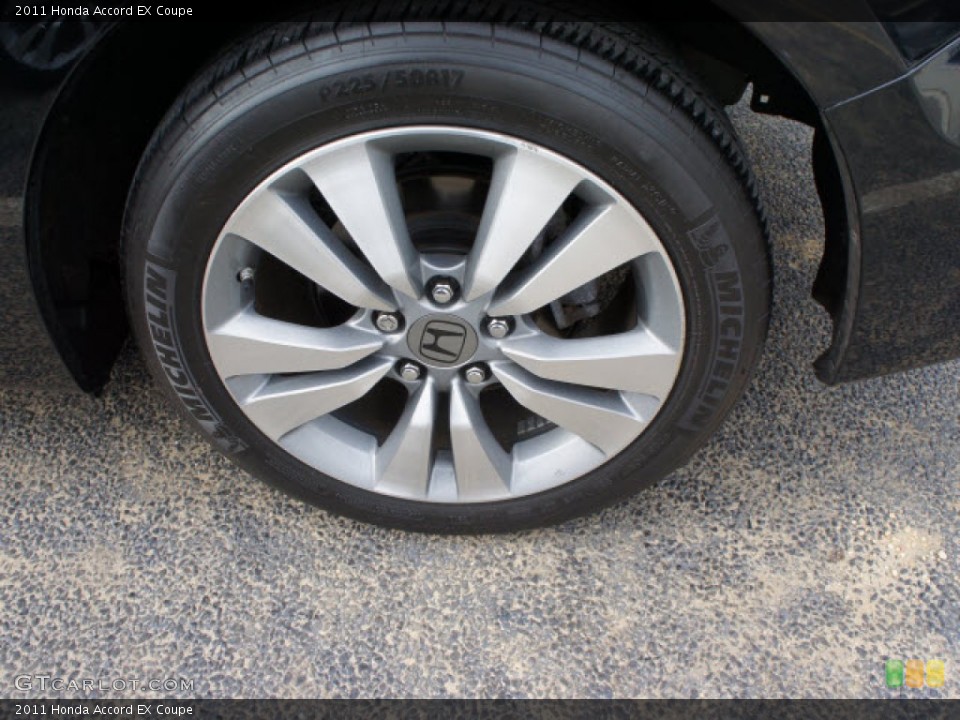 2011 Honda Accord EX Coupe Wheel and Tire Photo #77402418