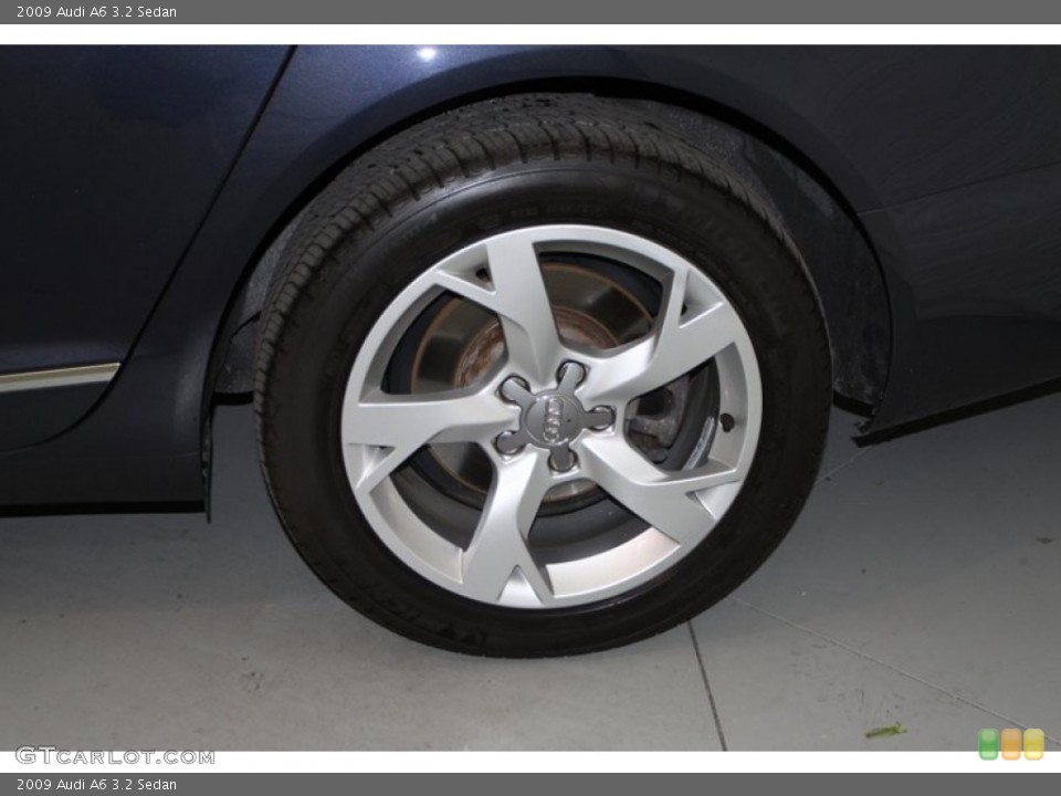 2009 Audi A6 3.2 Sedan Wheel and Tire Photo #77403548