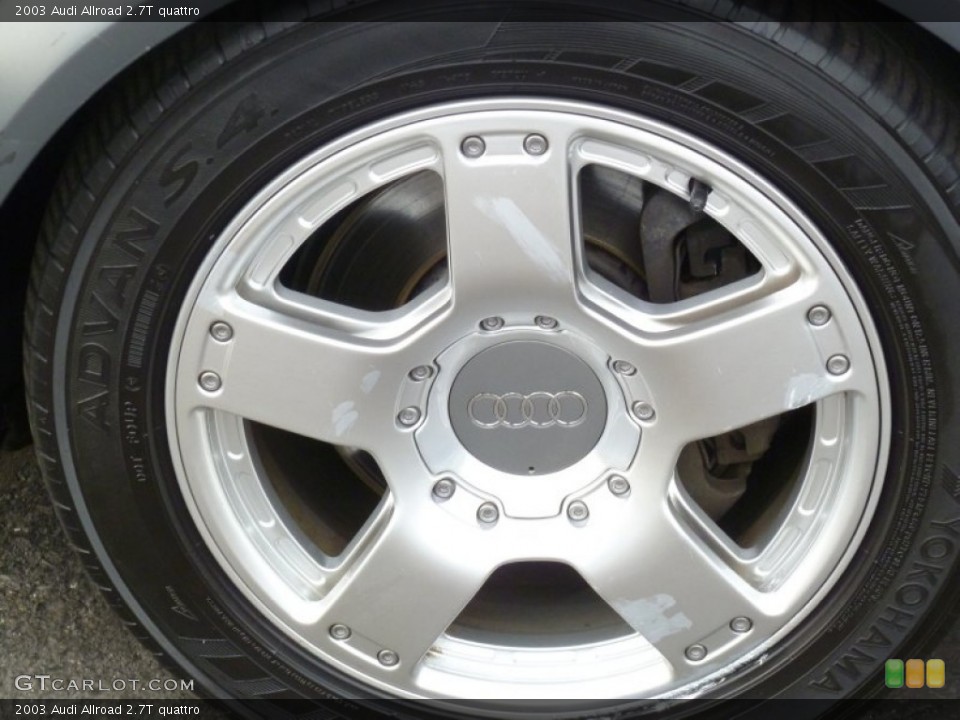 2003 Audi Allroad 2.7T quattro Wheel and Tire Photo #77403630