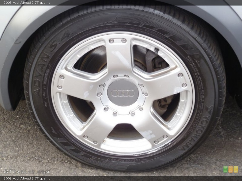 2003 Audi Allroad 2.7T quattro Wheel and Tire Photo #77403655