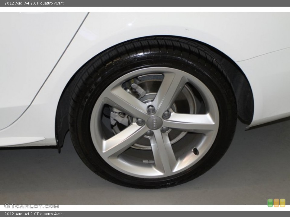 2012 Audi A4 2.0T quattro Avant Wheel and Tire Photo #77405784