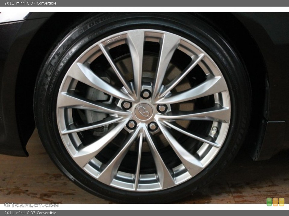 2011 Infiniti G 37 Convertible Wheel and Tire Photo #77405889