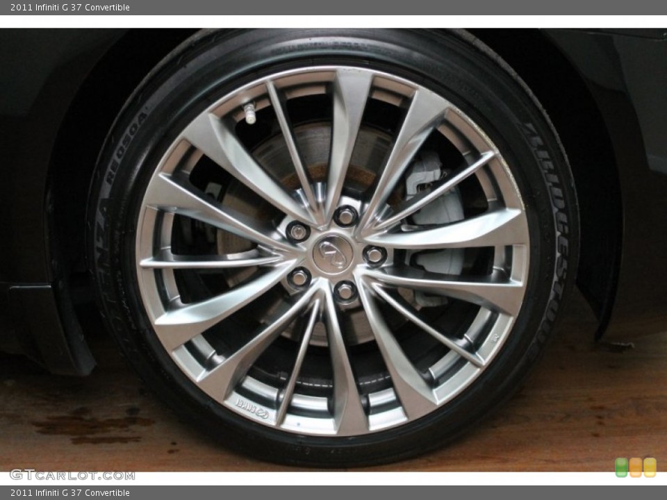 2011 Infiniti G 37 Convertible Wheel and Tire Photo #77405928