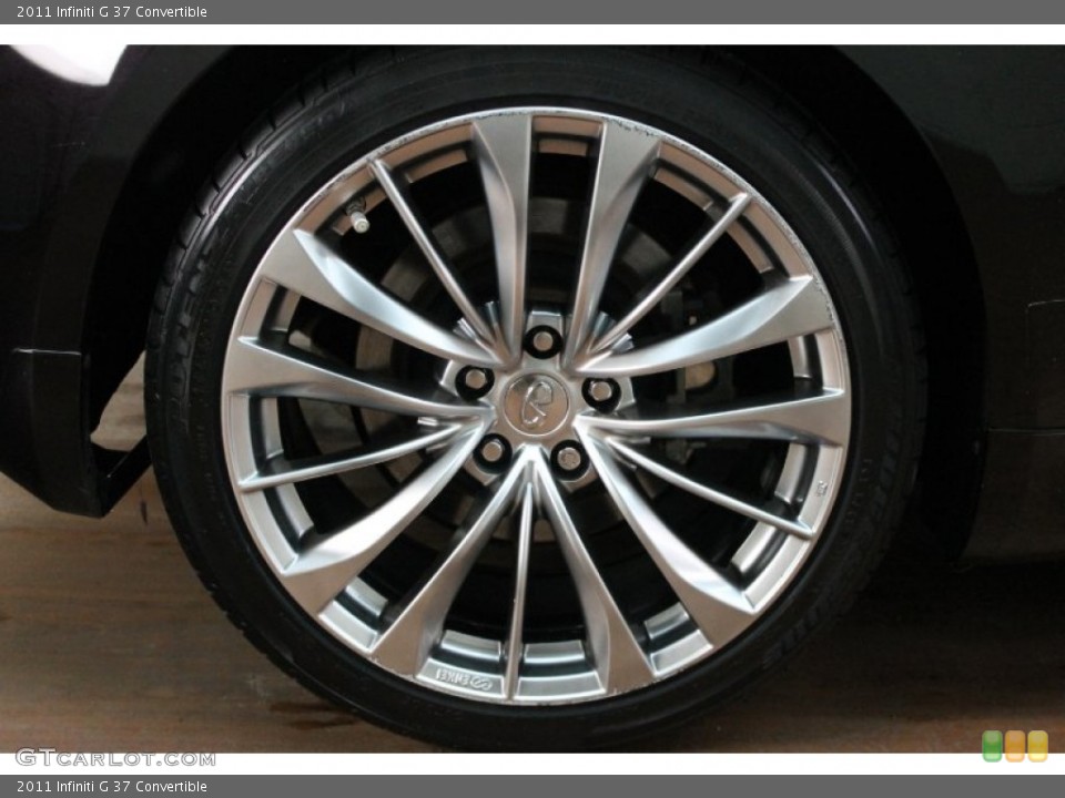 2011 Infiniti G 37 Convertible Wheel and Tire Photo #77405949