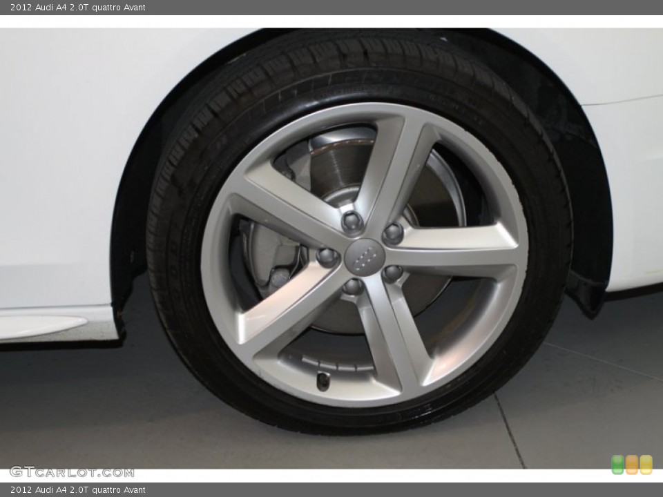 2012 Audi A4 2.0T quattro Avant Wheel and Tire Photo #77405962