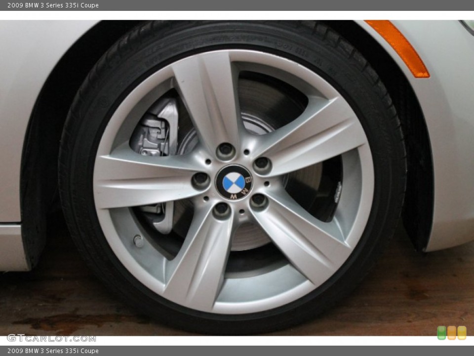 2009 BMW 3 Series 335i Coupe Wheel and Tire Photo #77407878