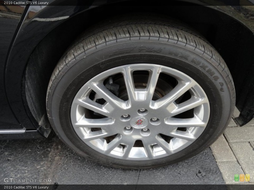 2010 Cadillac STS V6 Luxury Wheel and Tire Photo #77408916