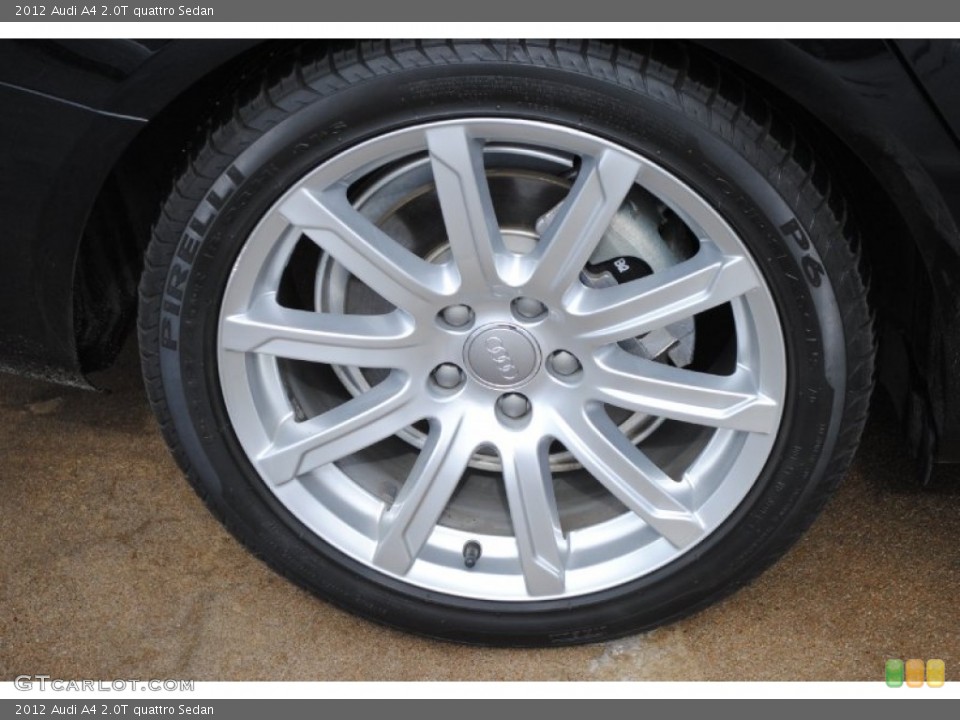 2012 Audi A4 2.0T quattro Sedan Wheel and Tire Photo #77408957