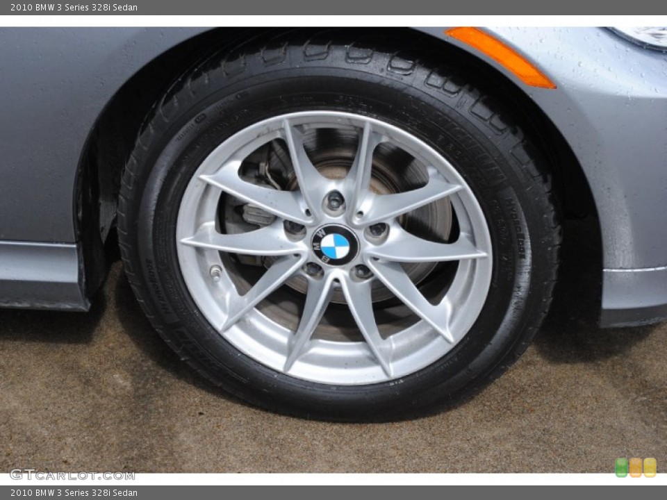 2010 BMW 3 Series 328i Sedan Wheel and Tire Photo #77410604