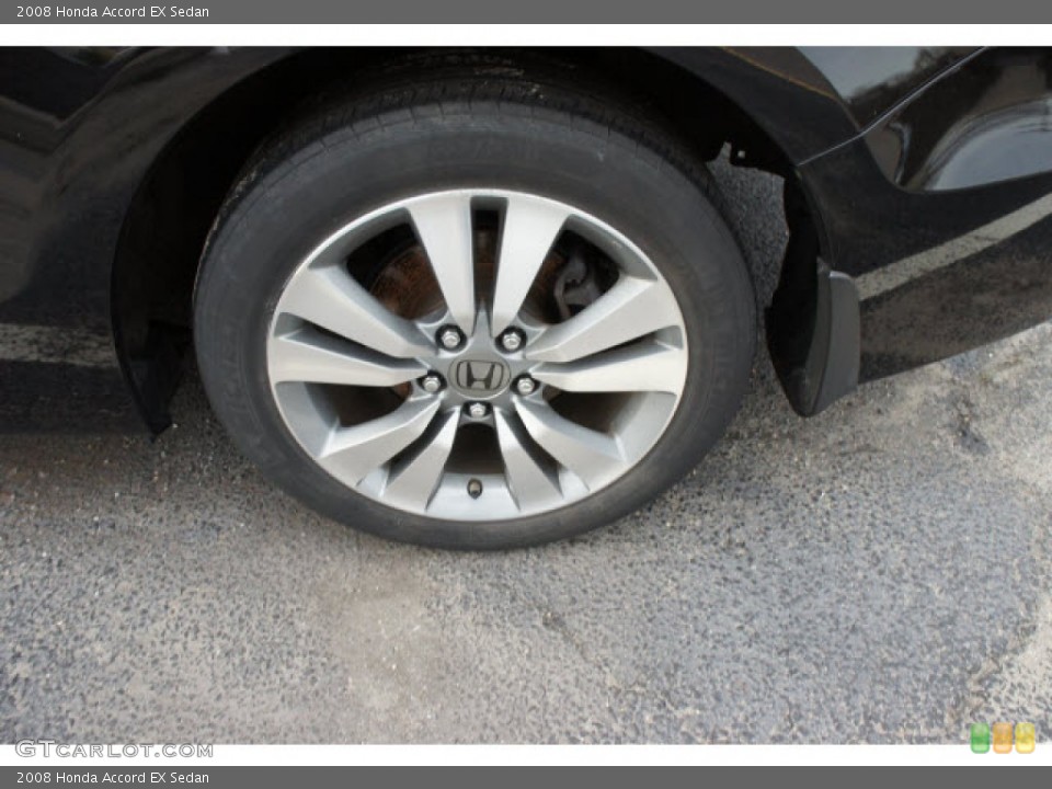 2008 Honda Accord EX Sedan Wheel and Tire Photo #77411166