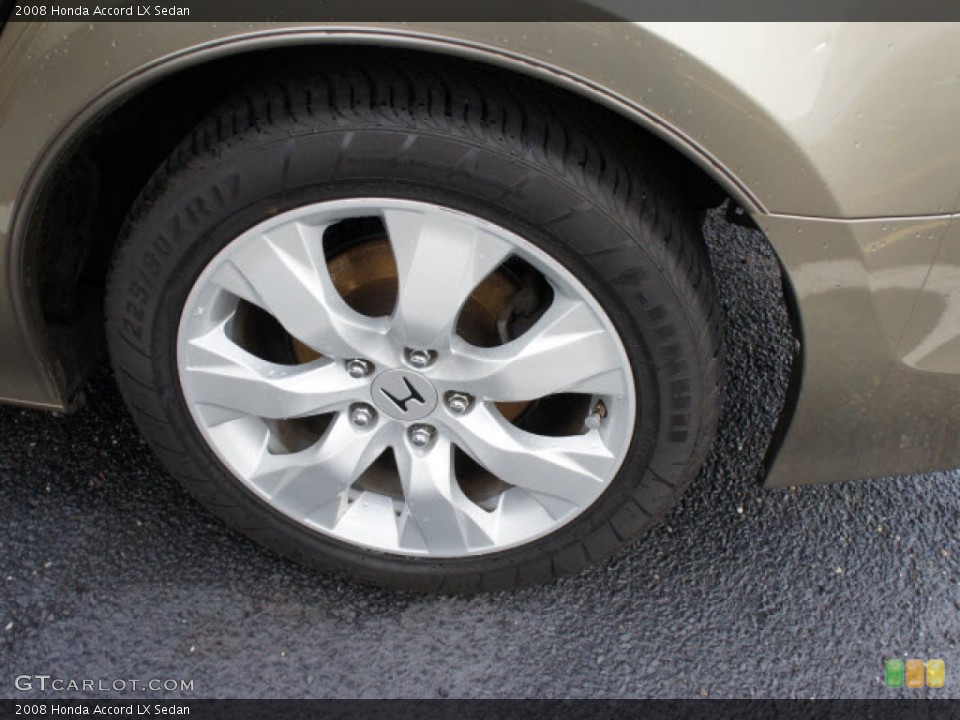 2008 Honda Accord LX Sedan Wheel and Tire Photo #77411553