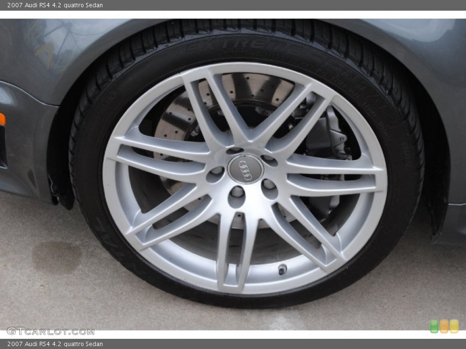 2007 Audi RS4 4.2 quattro Sedan Wheel and Tire Photo #77411991
