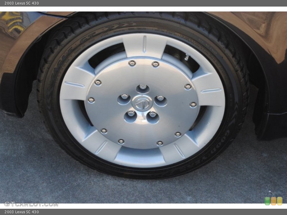 2003 Lexus SC 430 Wheel and Tire Photo #77414223