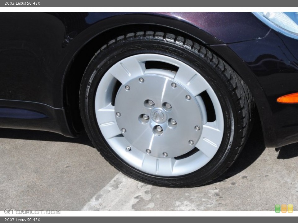 2003 Lexus SC 430 Wheel and Tire Photo #77414373
