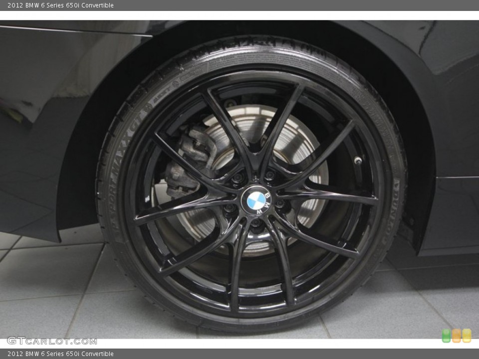 2012 BMW 6 Series 650i Convertible Wheel and Tire Photo #77416165