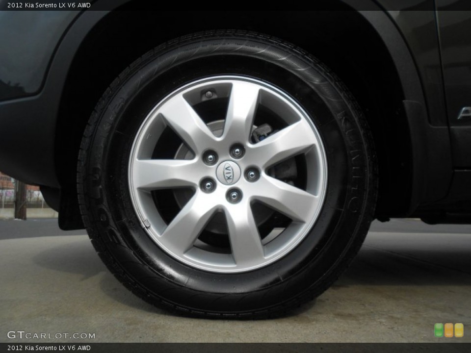 2012 Kia Sorento LX V6 AWD Wheel and Tire Photo #77420421