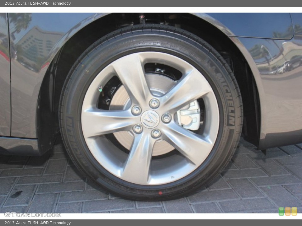 2013 Acura TL SH-AWD Technology Wheel and Tire Photo #77420614