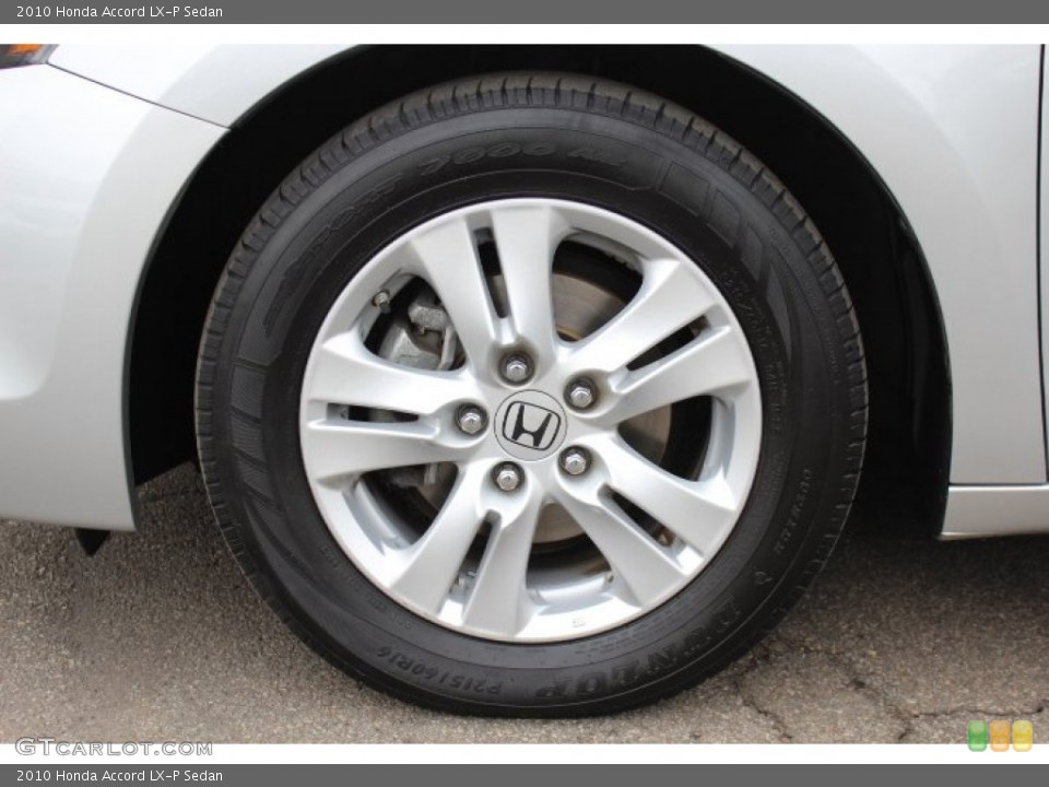 2010 Honda Accord LX-P Sedan Wheel and Tire Photo #77422461