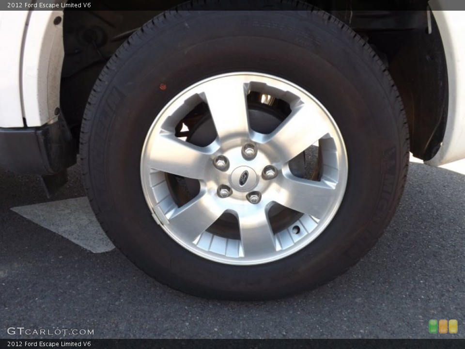 2012 Ford Escape Limited V6 Wheel and Tire Photo #77424327