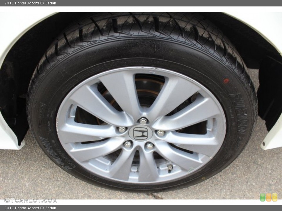 2011 Honda Accord EX Sedan Wheel and Tire Photo #77425092