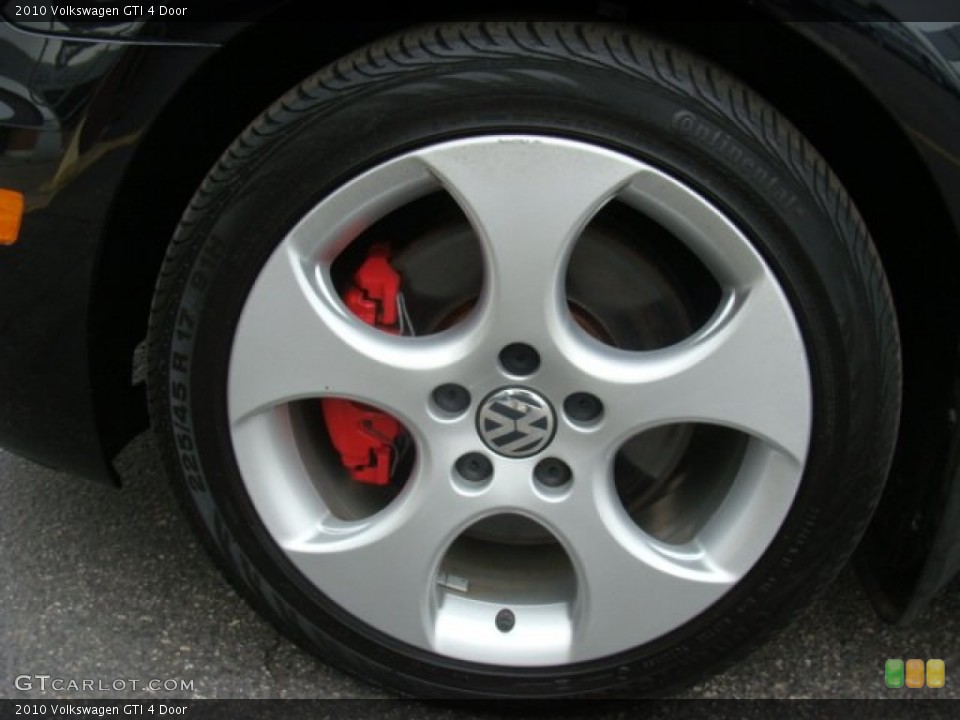 2010 Volkswagen GTI 4 Door Wheel and Tire Photo #77427486