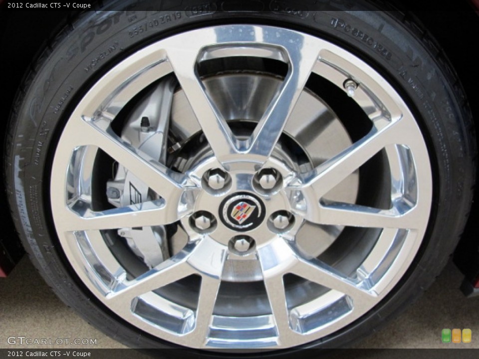 2012 Cadillac CTS -V Coupe Wheel and Tire Photo #77429988