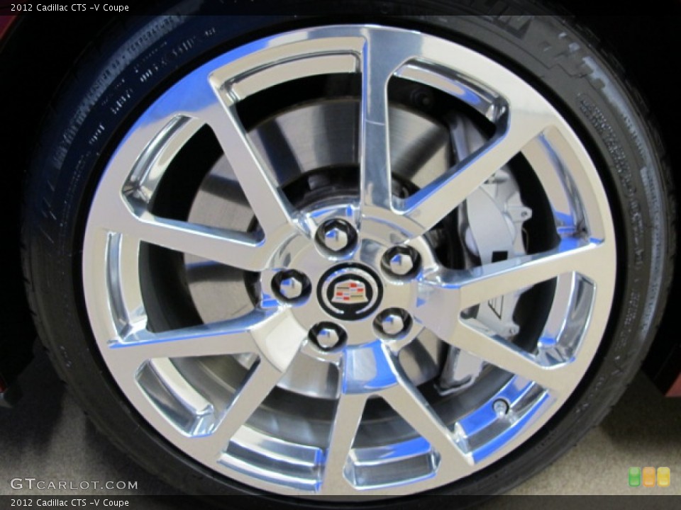 2012 Cadillac CTS -V Coupe Wheel and Tire Photo #77430006