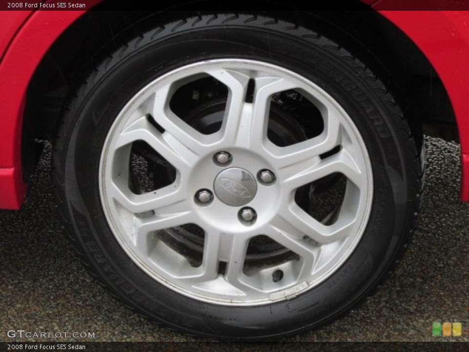 2008 Ford Focus SES Sedan Wheel and Tire Photo #77430597