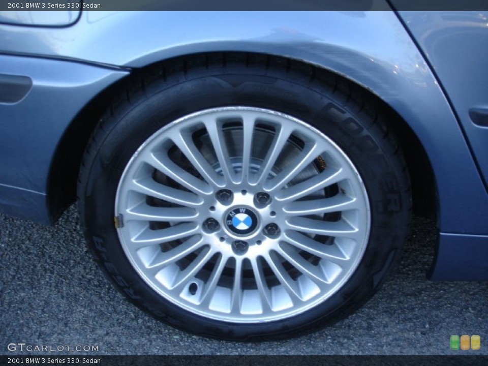 2001 BMW 3 Series 330i Sedan Wheel and Tire Photo #77436459