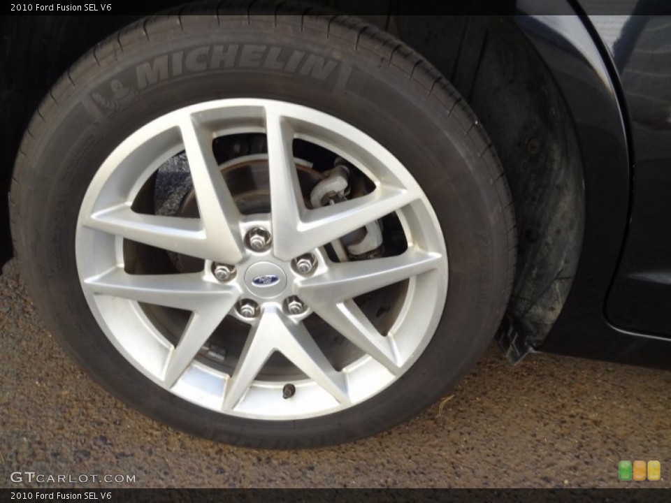 2010 Ford Fusion SEL V6 Wheel and Tire Photo #77436842