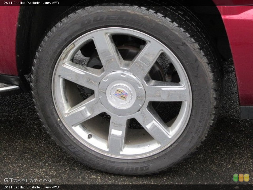 2011 Cadillac Escalade Luxury AWD Wheel and Tire Photo #77439465