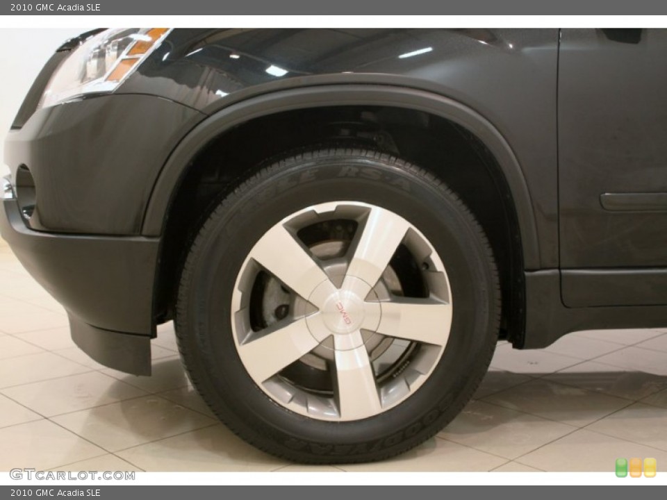 2010 GMC Acadia SLE Wheel and Tire Photo #77441850