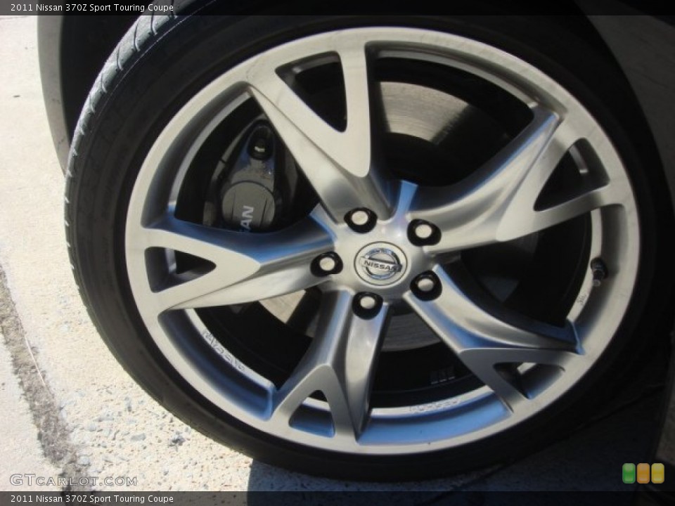 2011 Nissan 370Z Sport Touring Coupe Wheel and Tire Photo #77443095