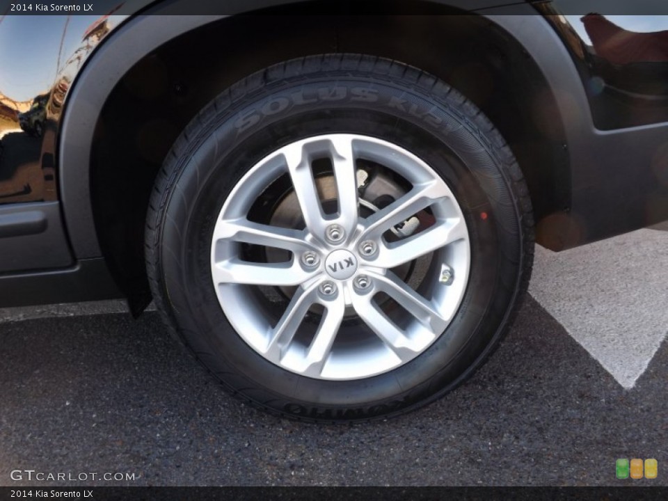 2014 Kia Sorento LX Wheel and Tire Photo #77444682