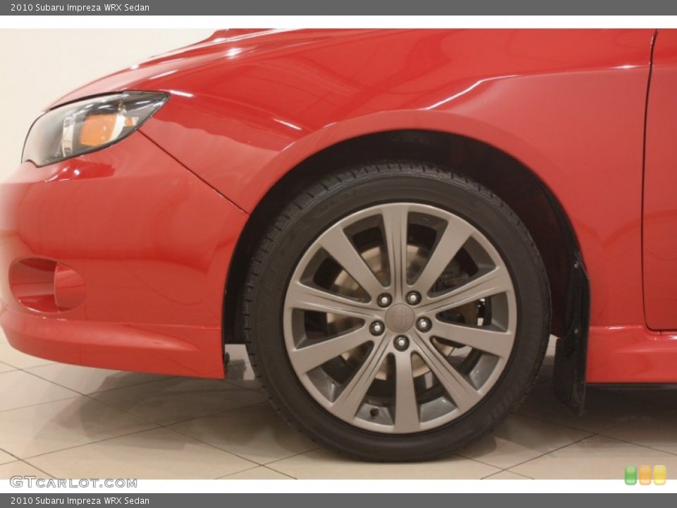 2010 Subaru Impreza WRX Sedan Wheel and Tire Photo #77444761