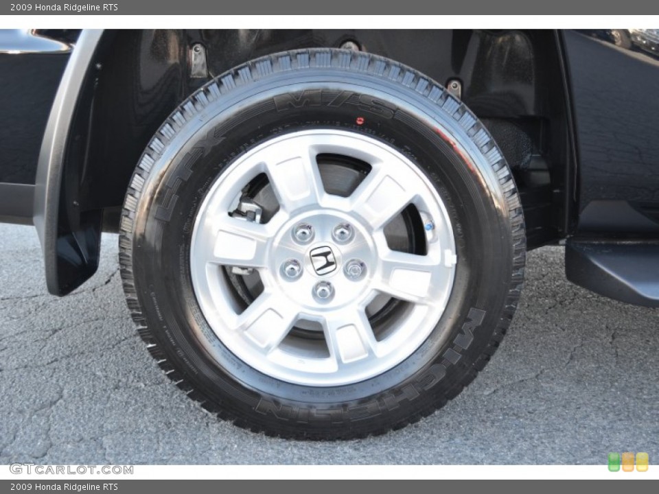 2009 Honda Ridgeline RTS Wheel and Tire Photo #77444817