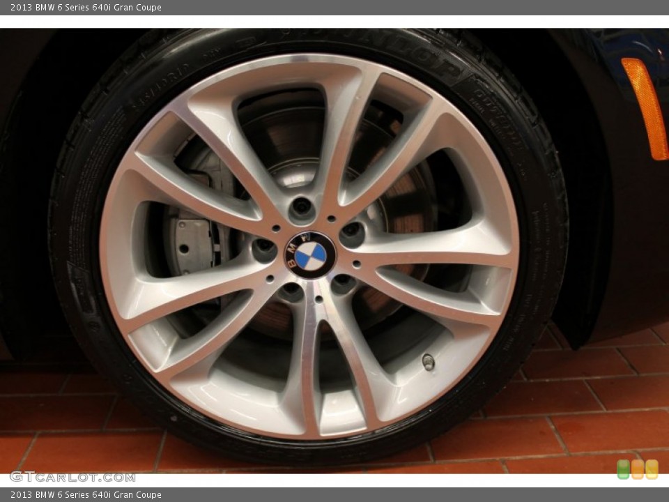 2013 BMW 6 Series 640i Gran Coupe Wheel and Tire Photo #77446011