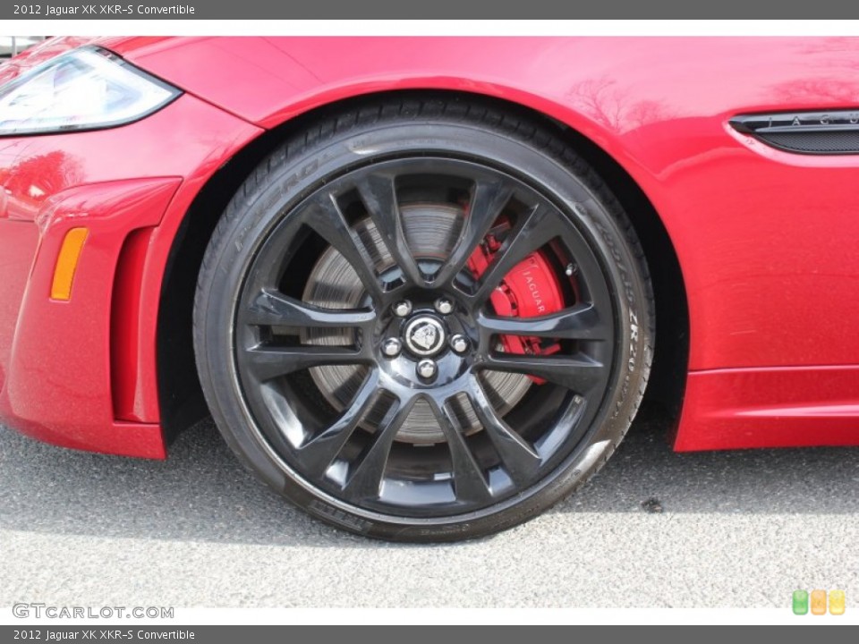 2012 Jaguar XK XKR-S Convertible Wheel and Tire Photo #77447261