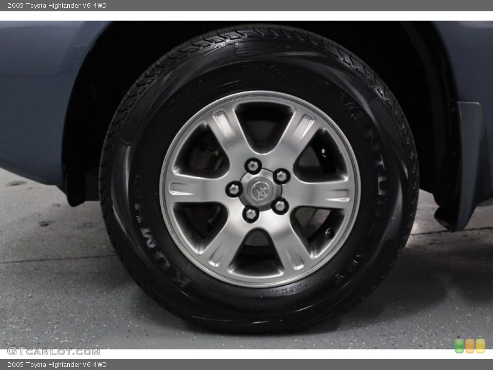 2005 Toyota Highlander V6 4WD Wheel and Tire Photo #77449056