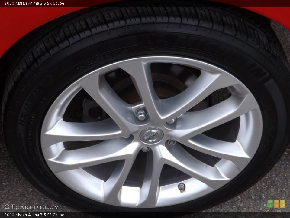 2010 Nissan Altima 3.5 SR Coupe Wheel and Tire Photo #77453109