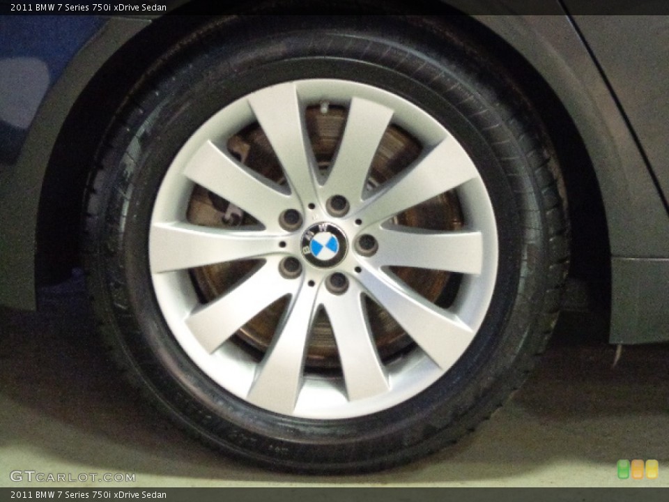2011 BMW 7 Series 750i xDrive Sedan Wheel and Tire Photo #77455584