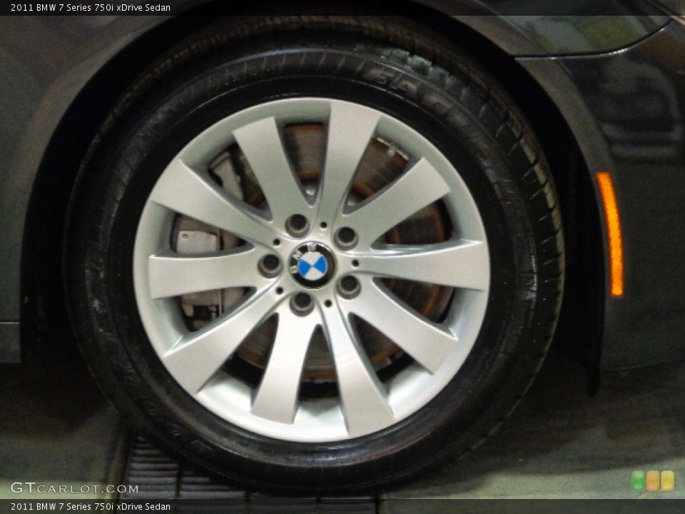 2011 BMW 7 Series 750i xDrive Sedan Wheel and Tire Photo #77455608