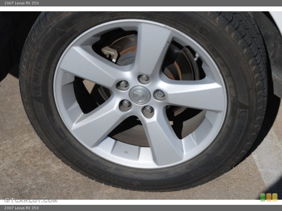 2007 Lexus RX 350 Wheel and Tire Photo #77455993