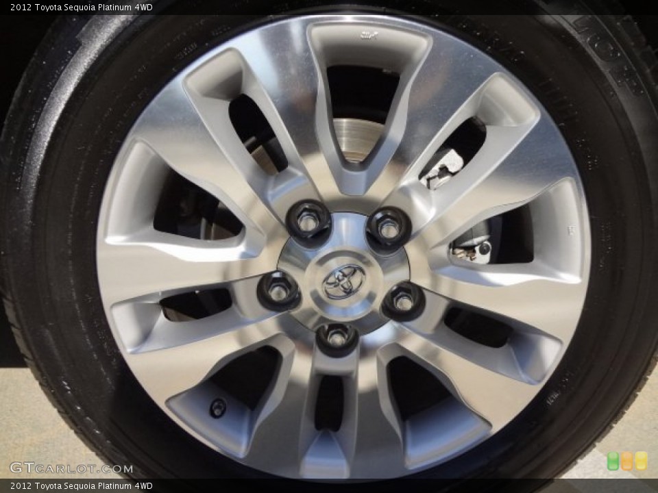 2012 Toyota Sequoia Platinum 4WD Wheel and Tire Photo #77456020