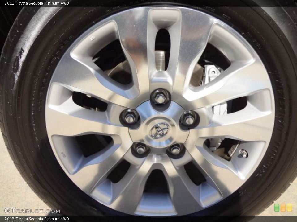 2012 Toyota Sequoia Platinum 4WD Wheel and Tire Photo #77456064