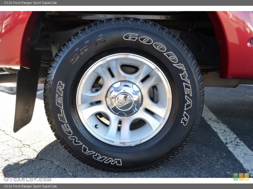 2010 Ford Ranger Sport SuperCab Wheel and Tire Photo #77456766