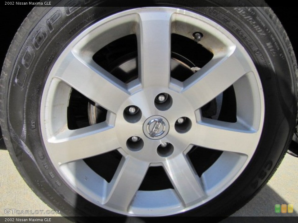2002 Nissan Maxima GLE Wheel and Tire Photo #77457414
