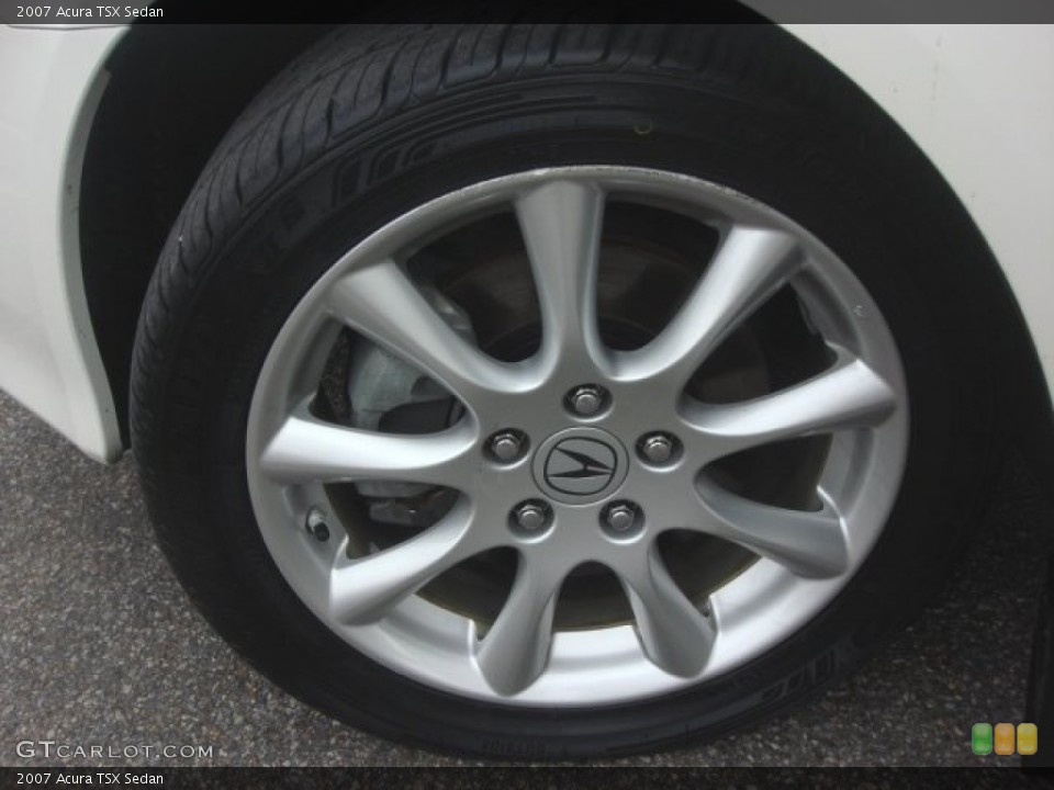 2007 Acura TSX Sedan Wheel and Tire Photo #77458180